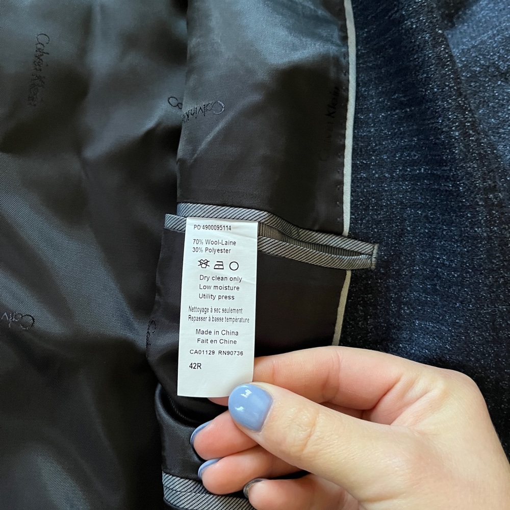 Calvin Klein suit jacket
